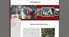 Desktop Screenshot of mallrealty.com